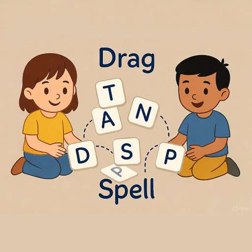Drag and Spell Game: Free Spelling Game for Kids