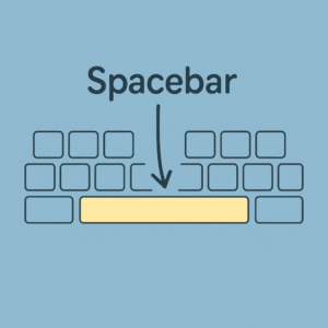 4. Spacebar Key